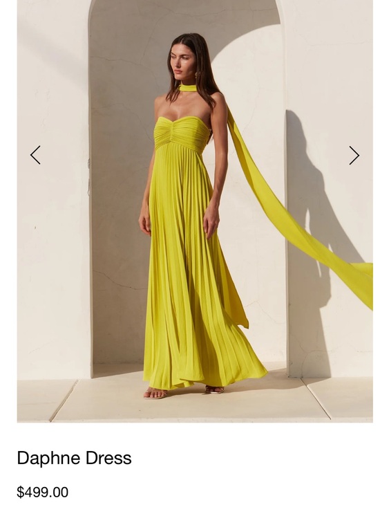 Delfi Collective Dresses & Skirts - Delfi Collective Daphne Dress in Chartreuse